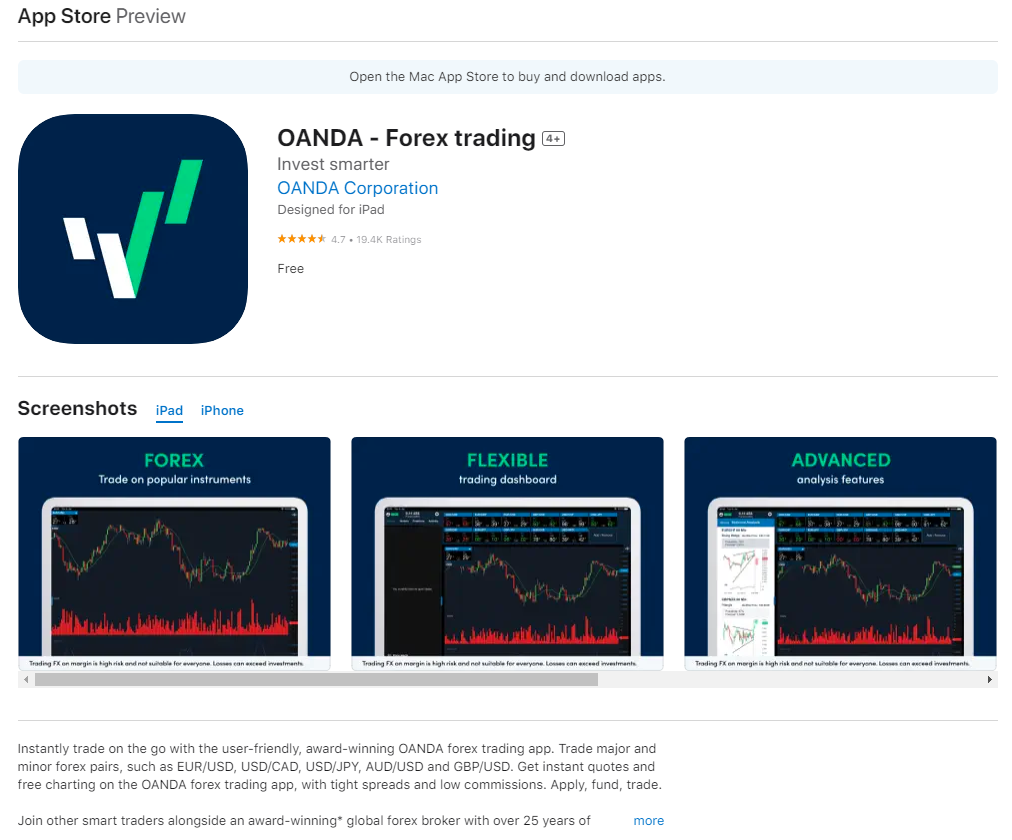 Oanda Ios App Store Preview